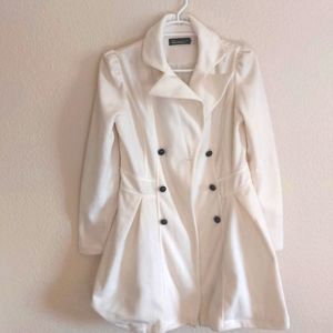 Ivory women's coat.